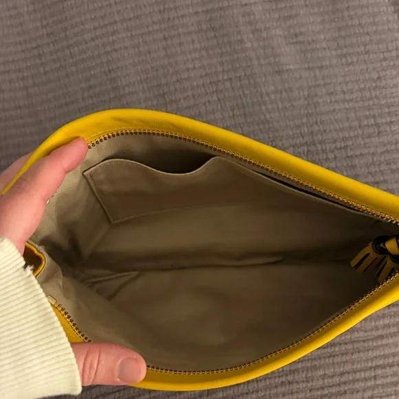 Coach Vibrant Yellow Wristlet - Picture 2 of 3